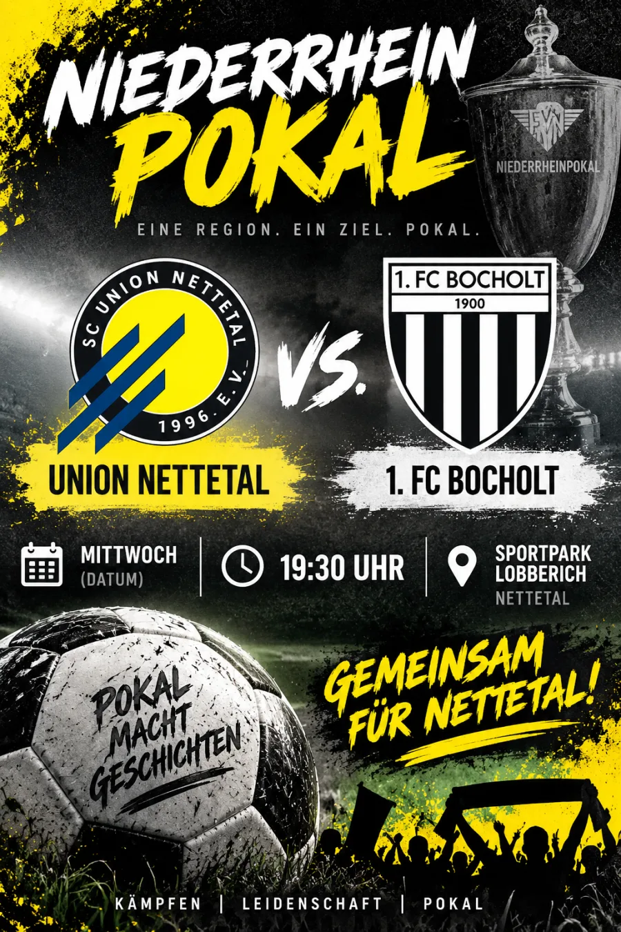 SC Union Nettetal - 1.FC Bocholt